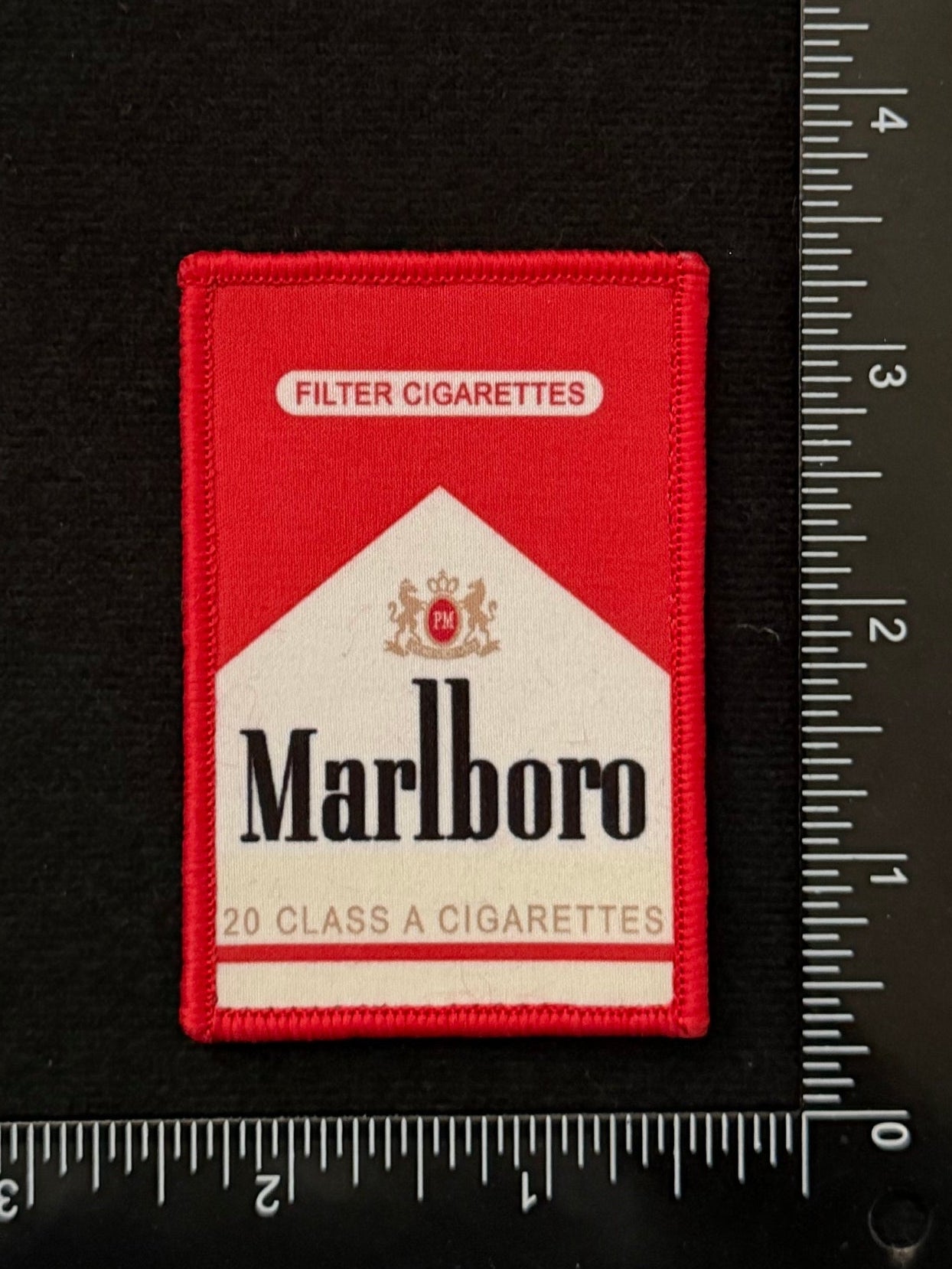 Get Smoked Marlboro Red Cigarette Box Morale Patch