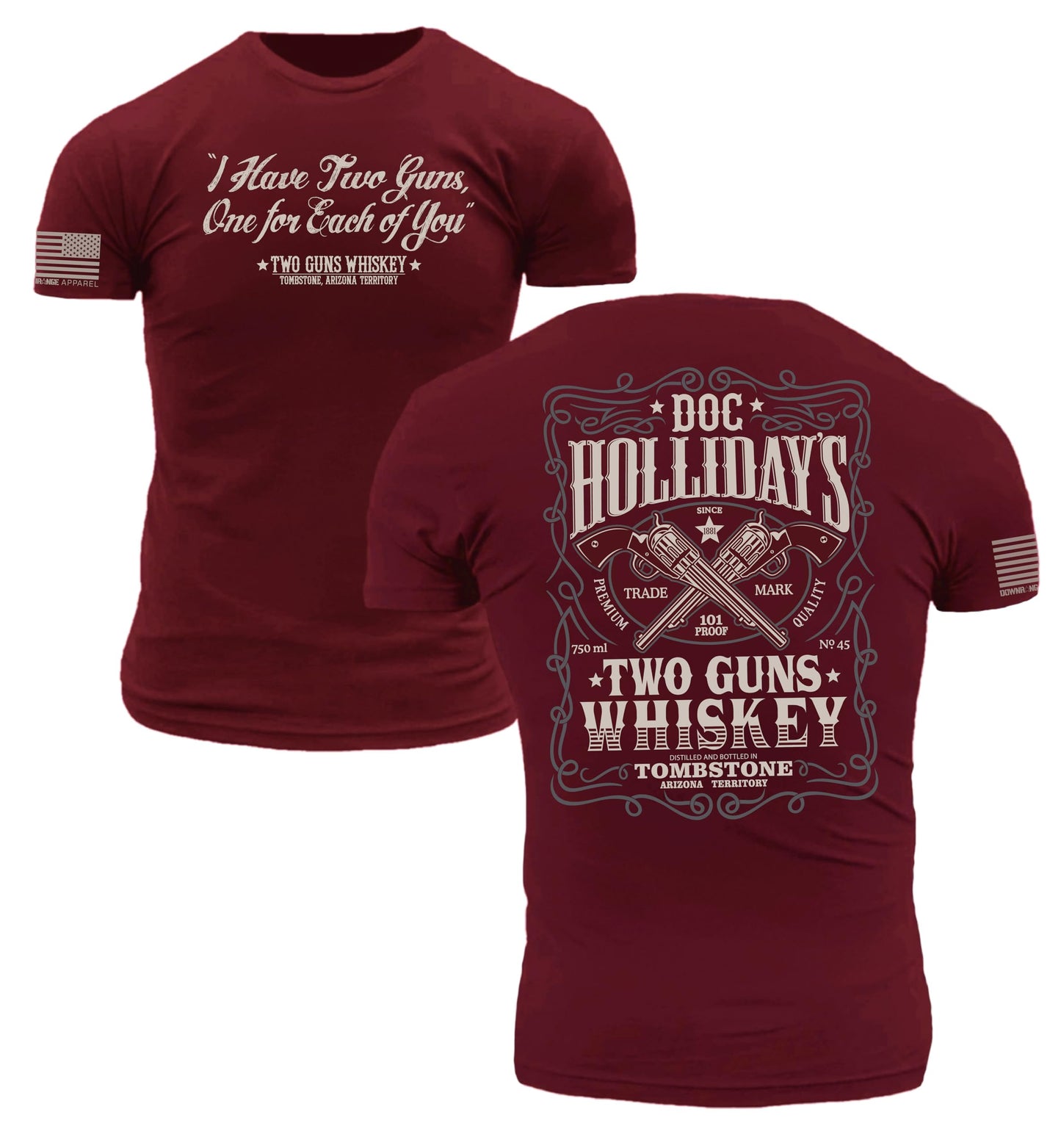 Tombstone Doc Holliday Two Guns Whiskey