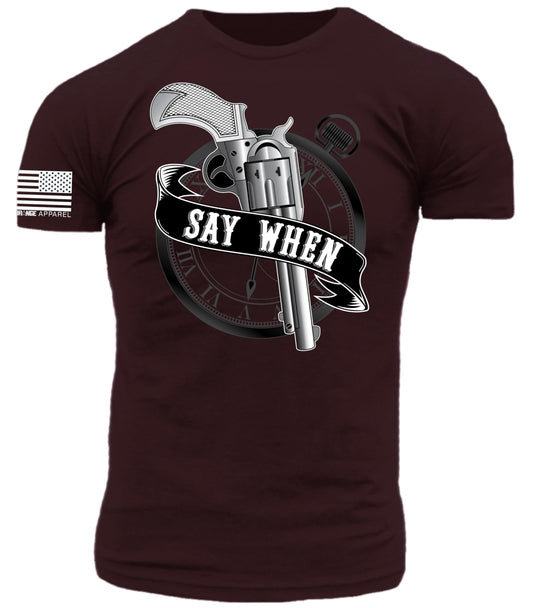 Say When Tombstone Doc Holliday Shirt