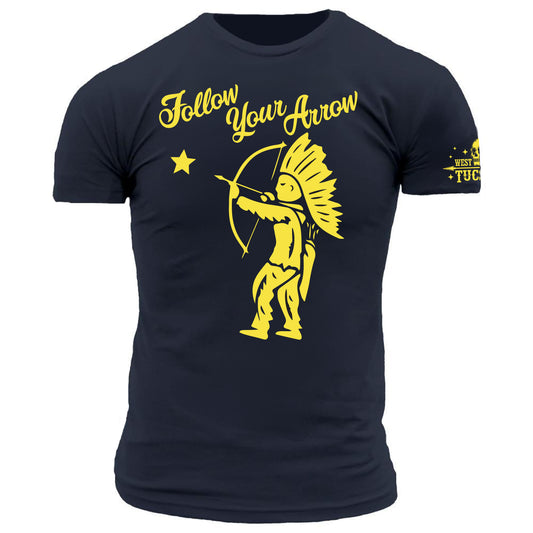 Follow Your Arrow Vintage Style Tootsie Roll Indian Shooting Star