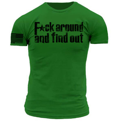 F*ck Around and Find Out Distressed Print