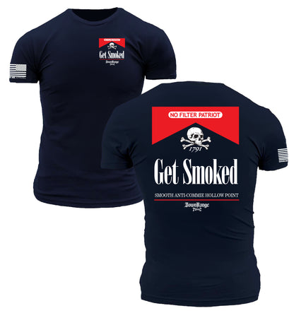 Get Smoked No Filter Patriot Men's Athletic Fit T-Shirt