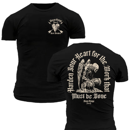 Harden Your Heart DownRange Group 7Zero2 Heart Breaker T-Shirt