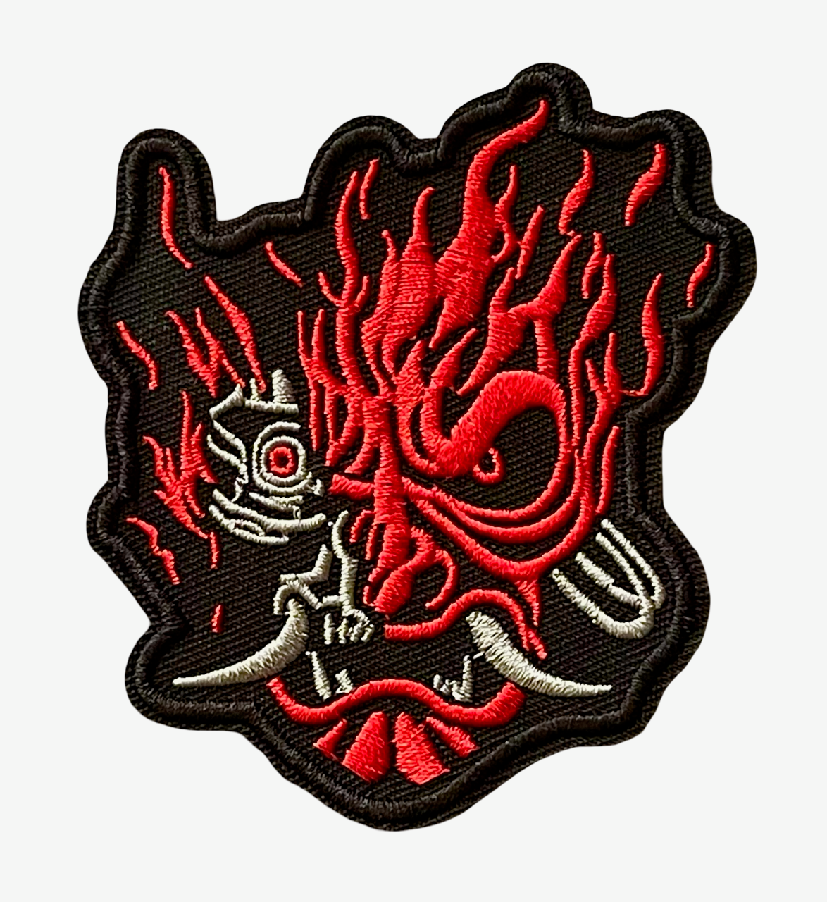Cyberpunk Samurai Dragon Night City Bushido Warrior Tactical Morale Patch