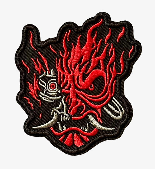 Cyberpunk Samurai Dragon Night City Bushido Warrior Tactical Morale Patch