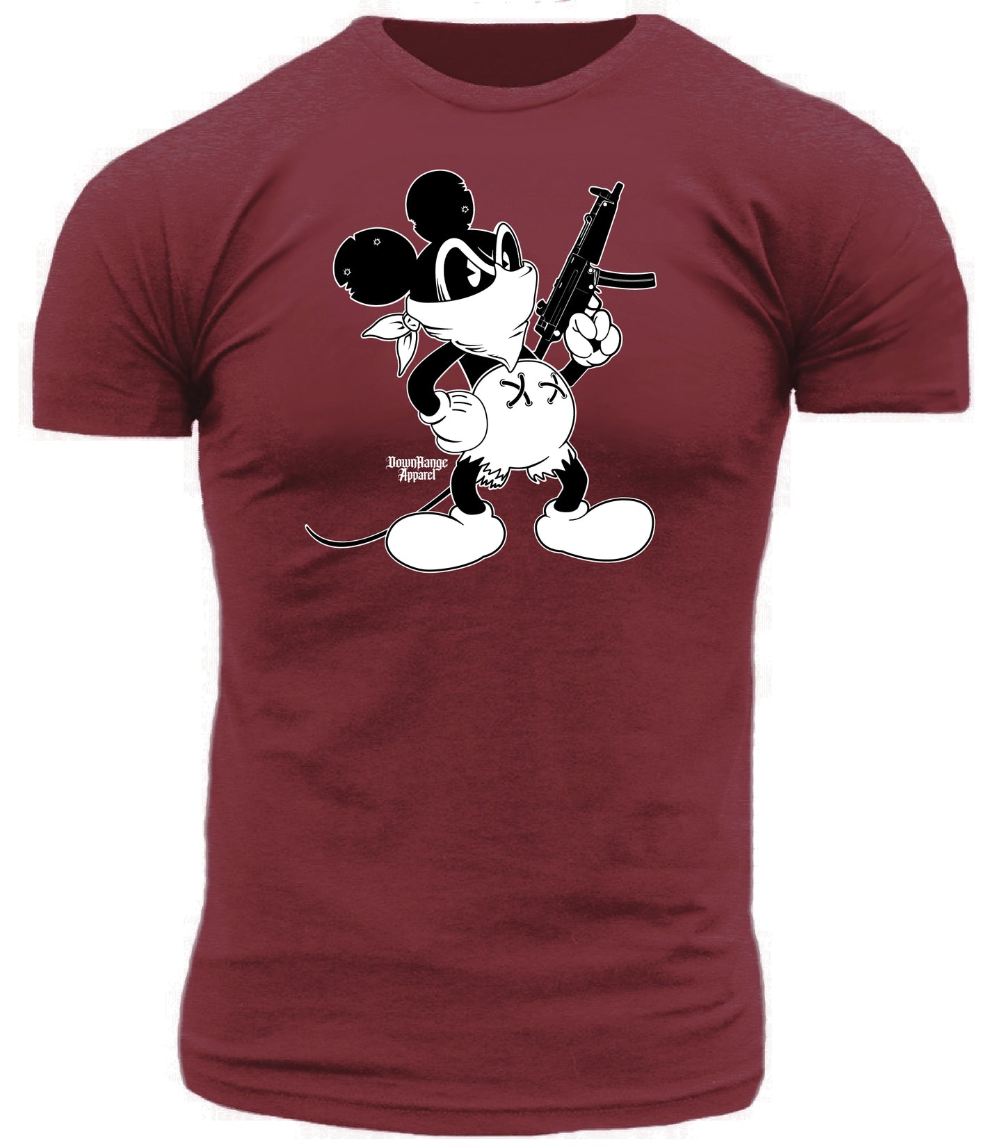 Tactical Mickey Mouse with HK MP5 Machine Gun