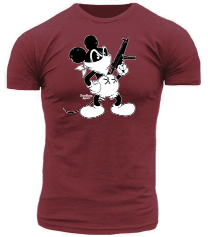 Tactical Mickey Mouse with HK MP5 Machine Gun