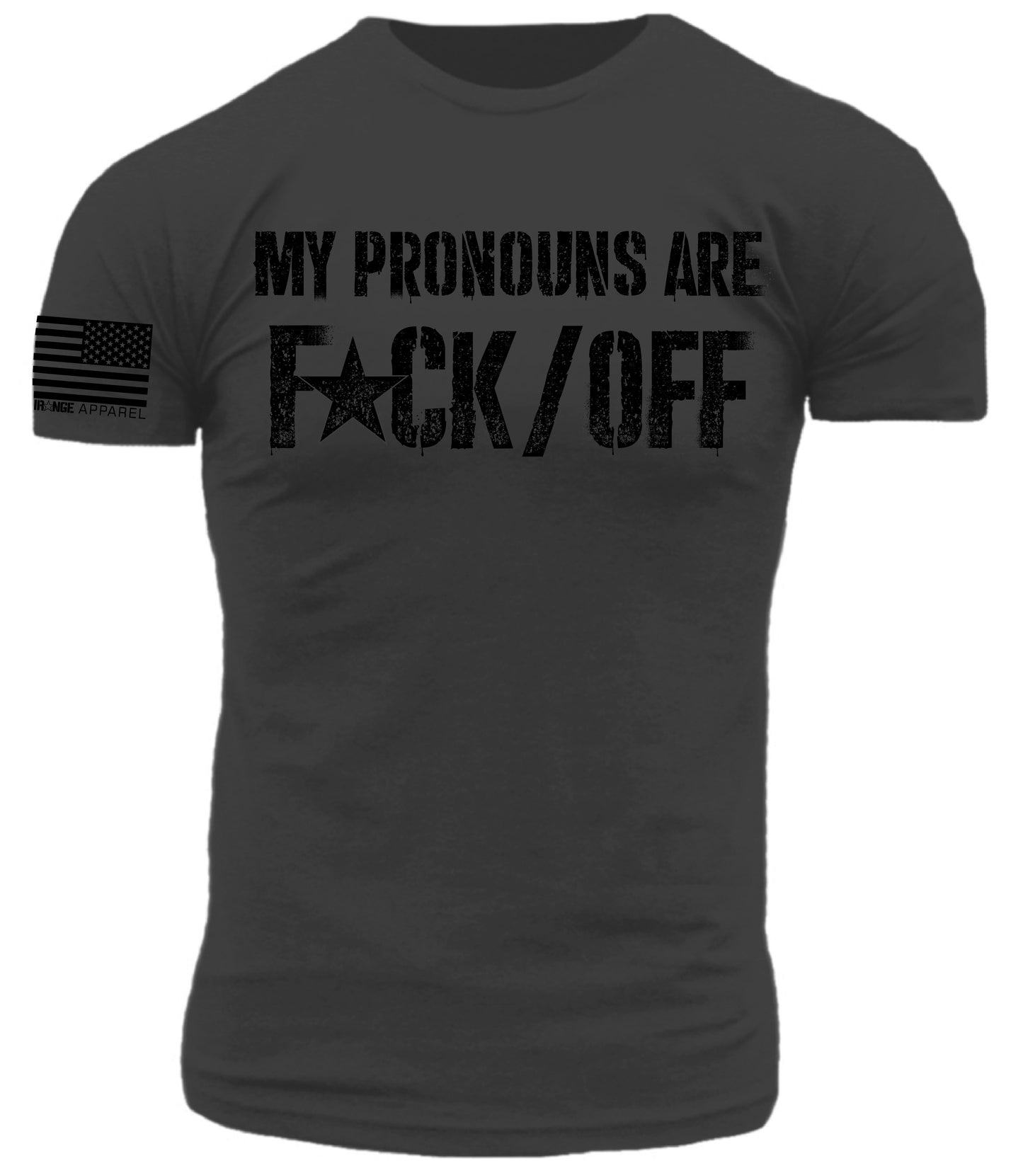 My Pronouns are F*ck / Off Distressed Print