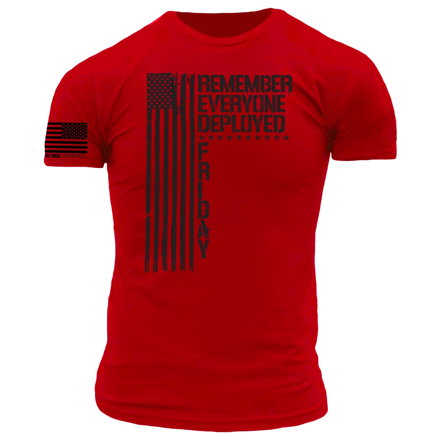 R.E.D. Friday Remember Everyone Deployed Distressed Print