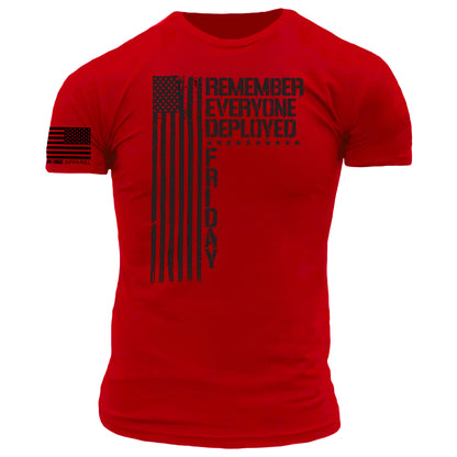 R.E.D. Friday Remember Everyone Deployed Distressed Print