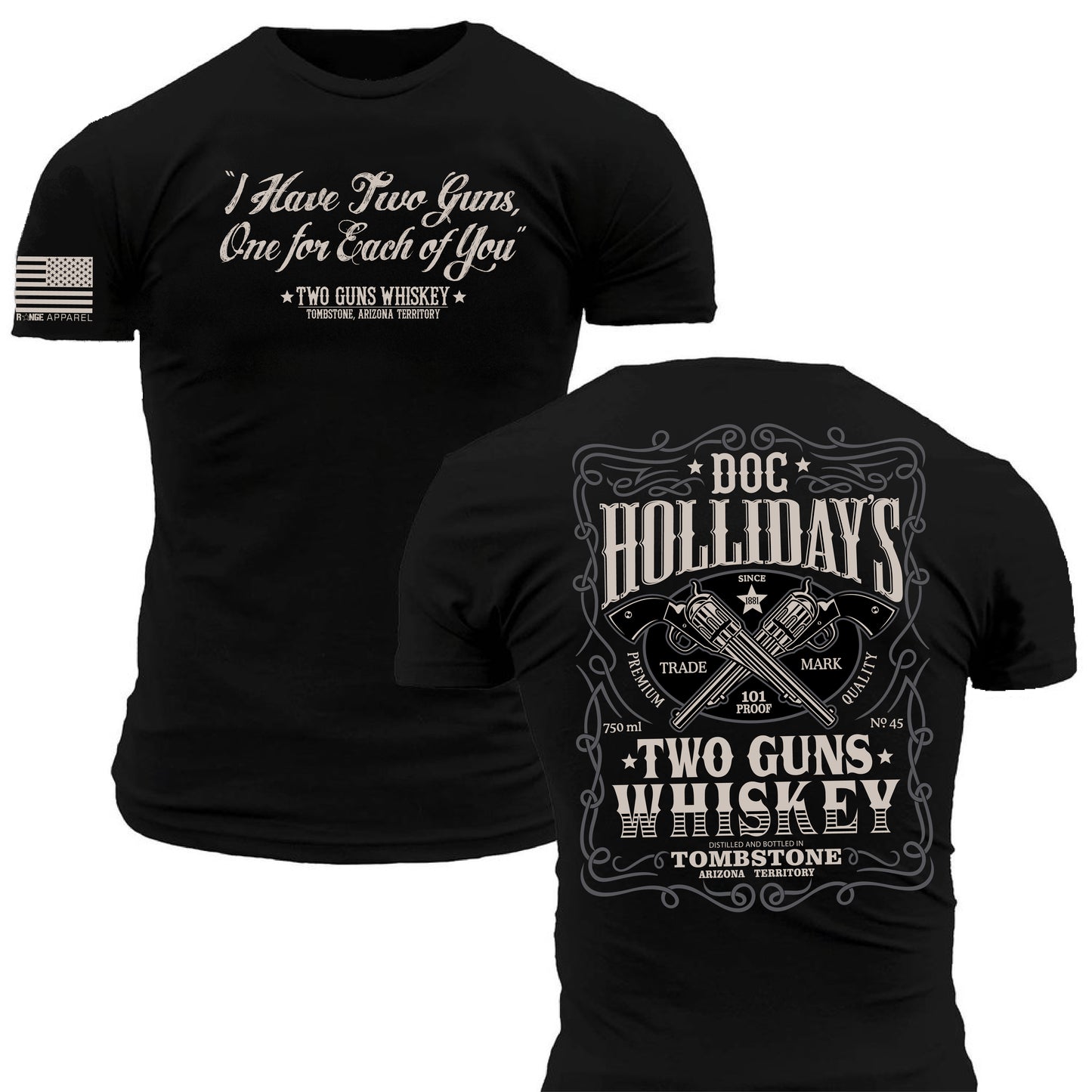 Tombstone Doc Holliday Two Guns Whiskey