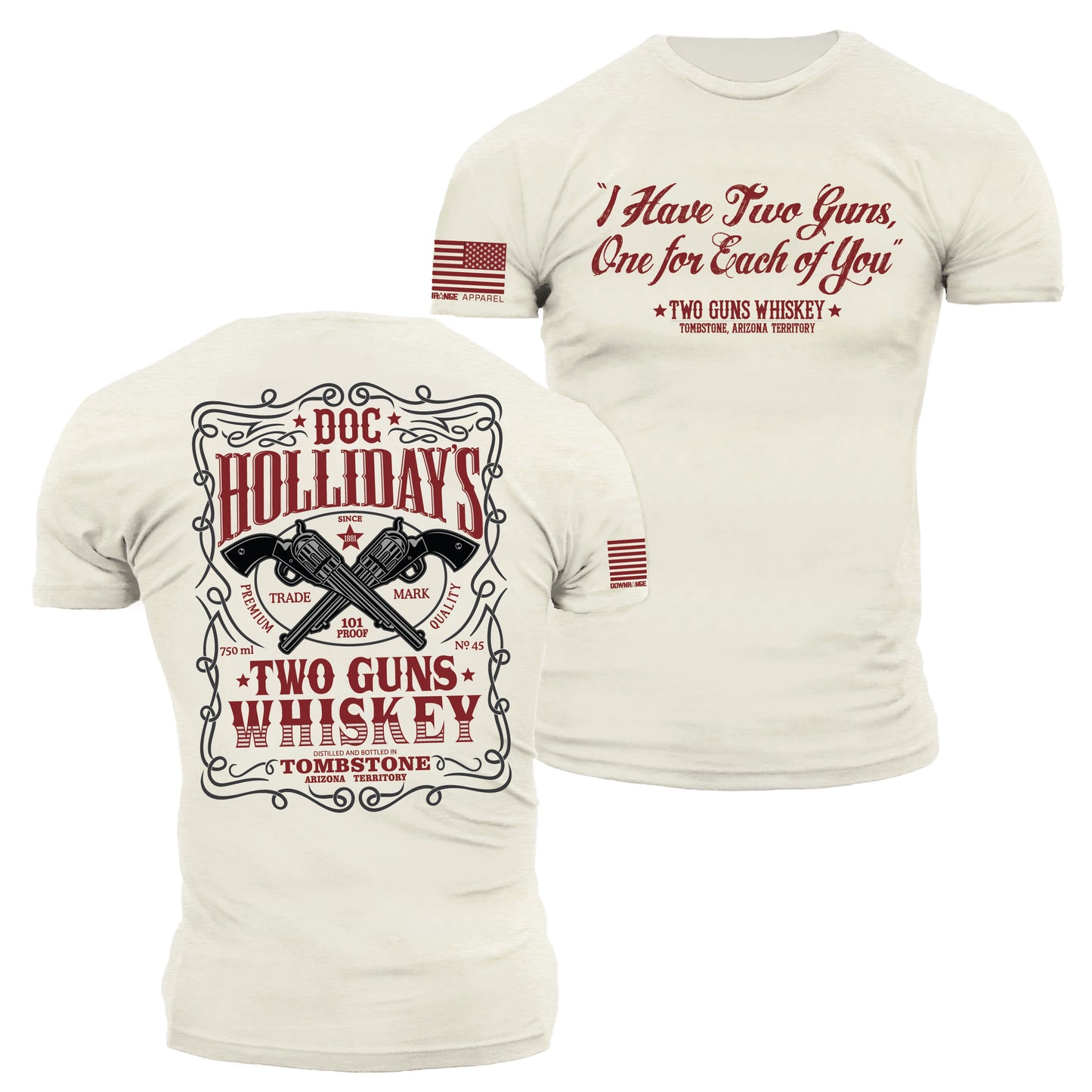 Tombstone Doc Holliday Two Guns Whiskey